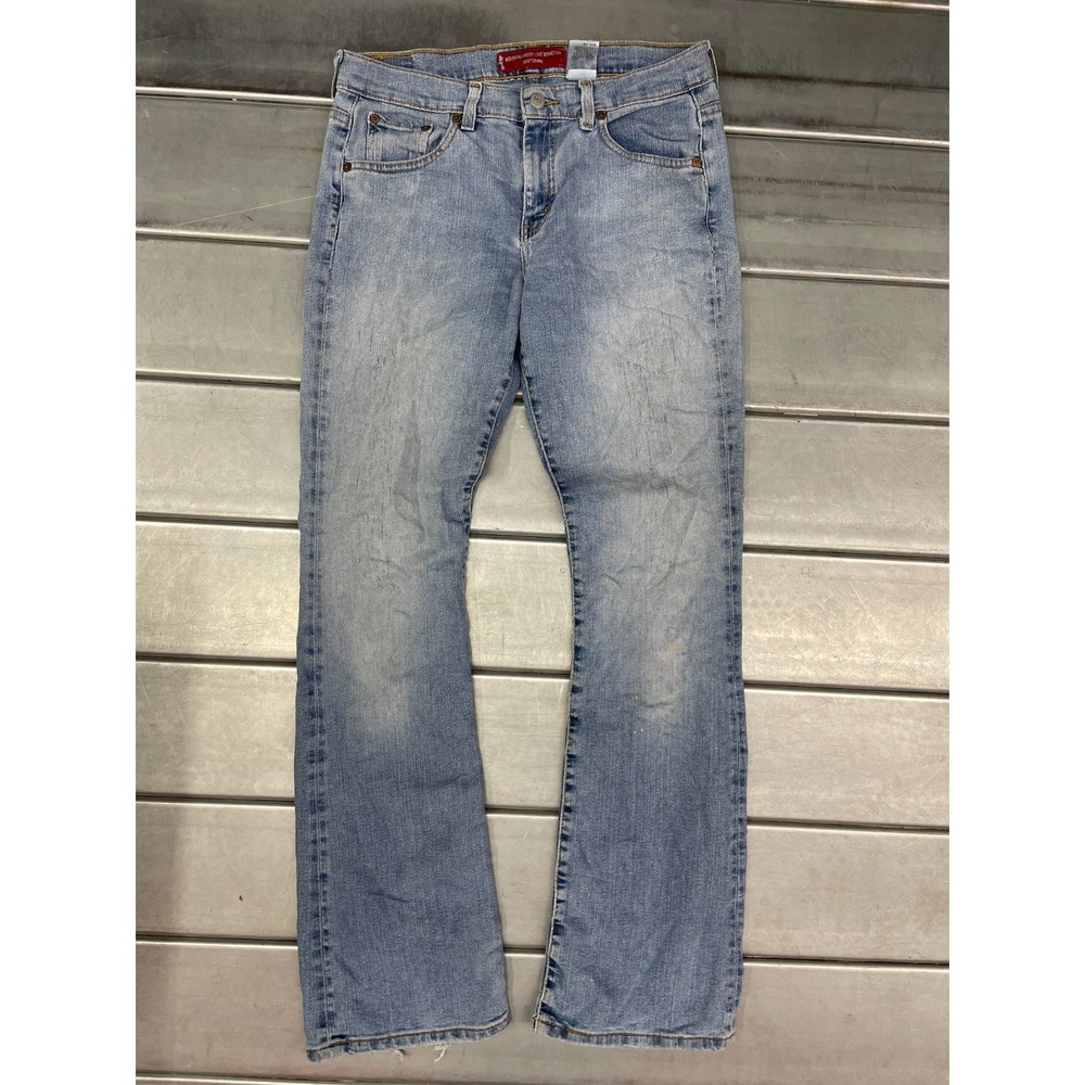 Vintage Levis 515 Jeans Womens‎ 8L 31x33 Blue Nouveau Boot Cut Stretch